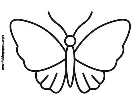 Printable Butterfly Outline Templates