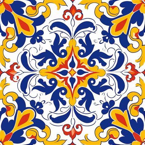 Premium AI Image | vector hand drawn persian carpet pattern