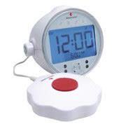 Loud Flashing Alarm Clocks and Bed Vibrators for Deaf | Hard of Hearing ...