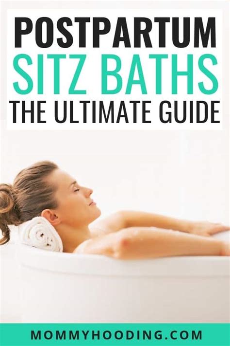 Why You Should Take a Postpartum Sitz Bath - Mommyhooding