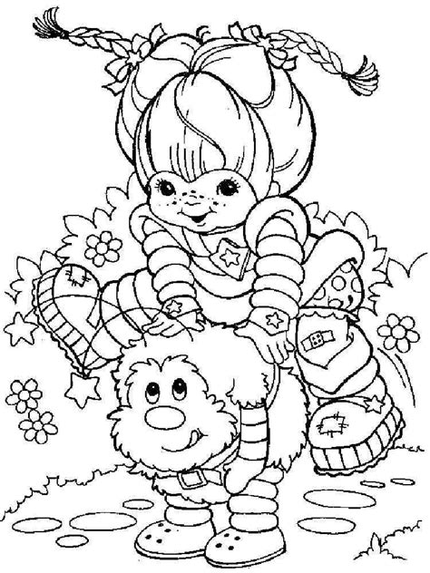 Rainbow Brite coloring pages