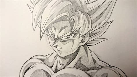 Full Body Pencil Goku Drawing I want to know how to draw goku from dbz ...