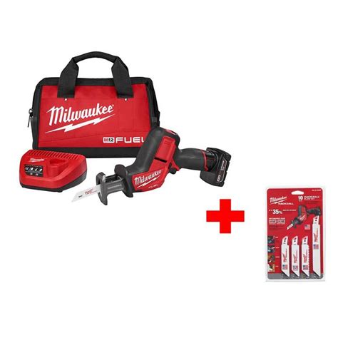 Milwaukee M12 Fuel 12-Volt Lithium-Ion Cordless Hackzall Reciprocating ...