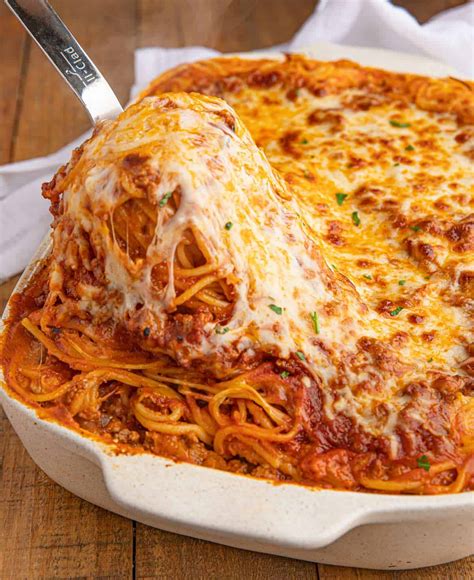 Baked Spaghetti Recipe [VIDEO] - Dinner, then Dessert