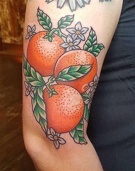 30 Elegant Orange Blossom Tattoos You Will Love | Xuzinuo | Page 5