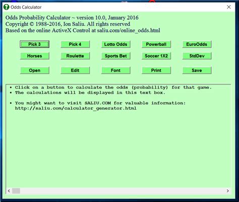 Odds Calculator, Number Combination Generator for Lottery, Lotto ...