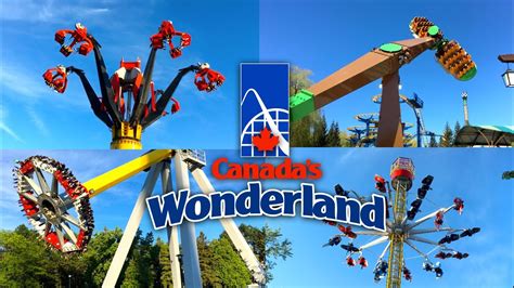 Top 10 BEST Flat Rides | Canada's Wonderland Theme Park - YouTube