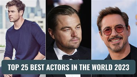 Top 25 Best Actors In The World 2023 | #top #top10 #actors #2023 #actor ...