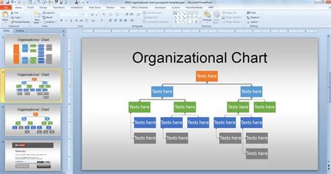 Free Editable Org Chart Template