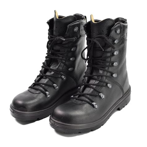 Original Germany army boots black leather field BDU combat BW military ...