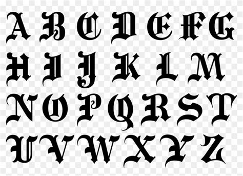 Old English Alphabet Letters A Z Copy And Paste - Photos Alphabet ...