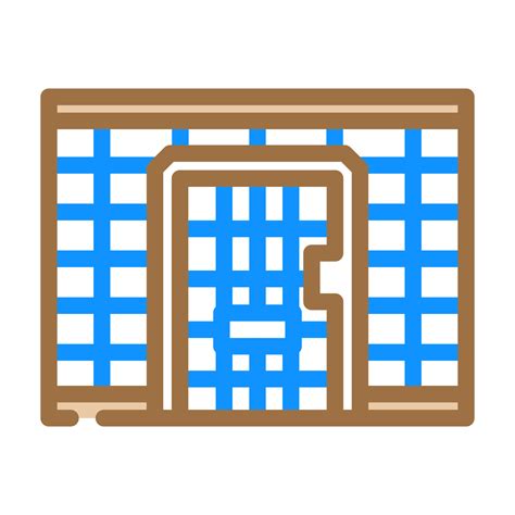 jail cell bars crime color icon vector illustration 23099818 Vector Art ...