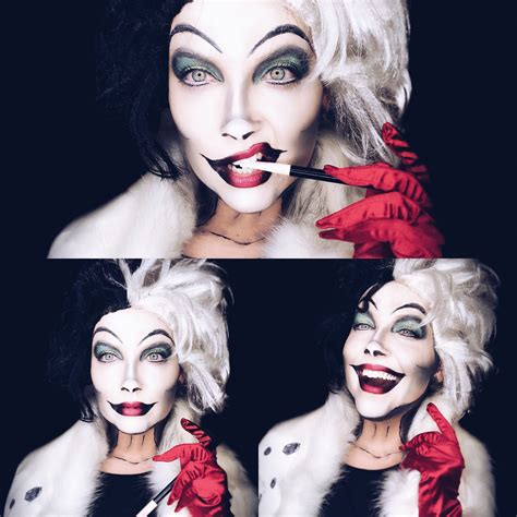 Cruella Deville Makeup Looks