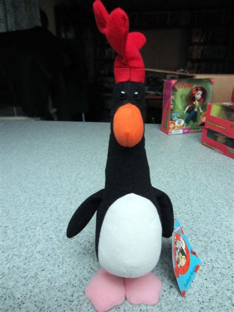 Wallace and Gromit rare plush Feathers McGraw penguin, 11" The Wrong ...