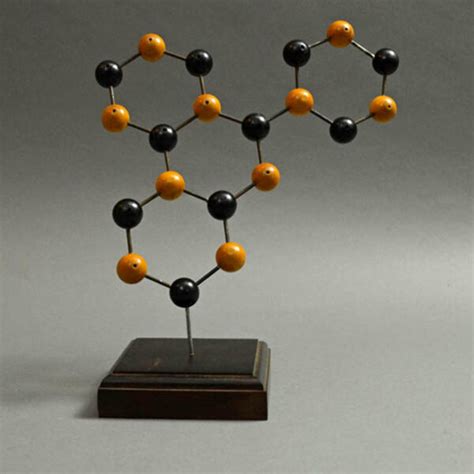 Science, Chemistry, Model, Molecule, Mineral, Vintage, Mid 20th Century ...