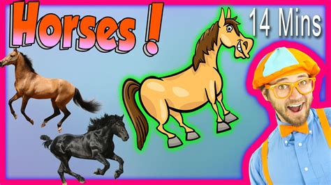 Horses for Children - Learn Farm Animals for Kids. The Horse Song from ...