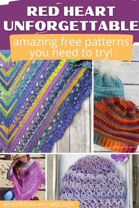 FREE Red Heart Unforgettable Crochet Patterns