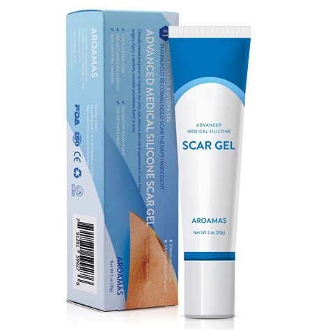 Aroamas Medical-Grade Silicone Scar Gel for Face, Body, C-Sections ...