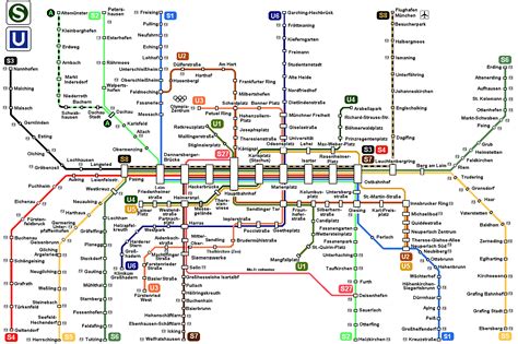 Munich U Bahn Map | Chameleon Web Services