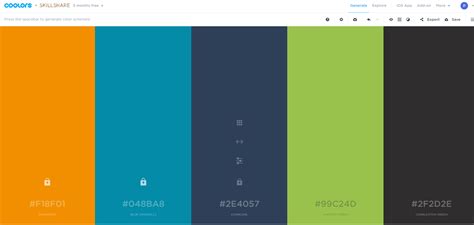 How to create color scheme from two colors? - Graphic Design Stack Exchange