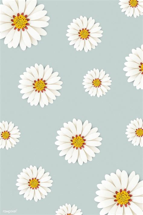 White daisy flower on light blue background | premium image by rawpixel ...