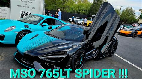 Heavily MSO Optioned McLaren 765LT Spider !!! - YouTube