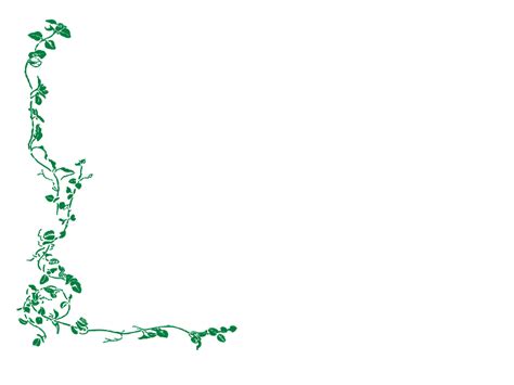 Green Vine Border Clip Art at Clker.com - vector clip art online ...