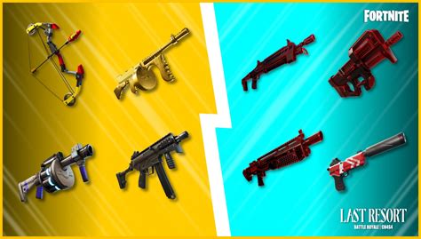 Fortnite Chapter 4 Season 4 Exotic weapons and Mythic weapons