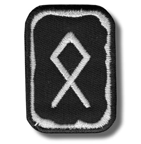 Othala rune - embroidered patch 4x5 CM | Patch-Shop.com