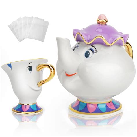 Disney Mrs Potts Tea Pot from beauty and the beast - town-green.com