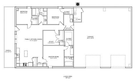 Metal Home Floor Plans With Shop - floorplans.click