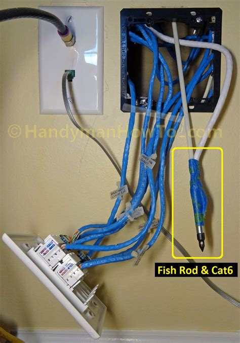 Pull Cat6 Ethernet Cable through Wall | Ethernet wiring, Home network ...