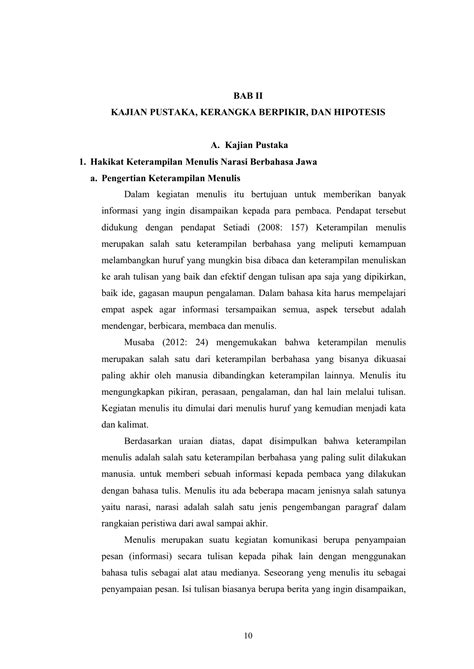 Contoh Narasi Sugestif Bahasa Jawa | PELAJARANKU