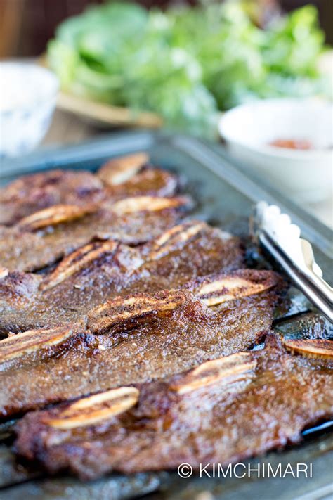 Kalbi - Easy Korean Short Ribs Blender Marinade for BBQ! | Kimchimari