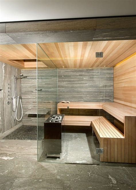 38 Awesome Home Sauna Design Ideas - Popy Home | Sauna design, Home spa ...