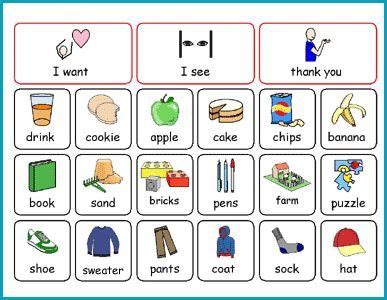 Free Printable Pecs Cards | Free Pec Symbols, Examples Of | Pecs ...