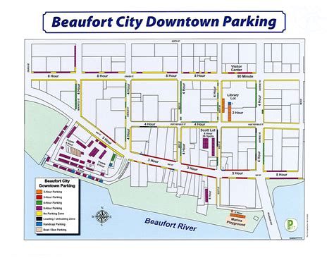 Downtown Beaufort Parking Map - Explore Beaufort SC