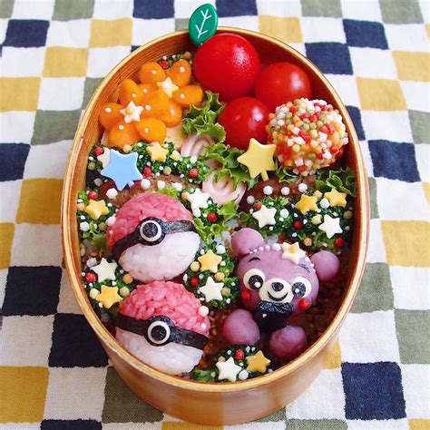 Bento Box Art Inspired by Colorful Pop Culture Characters