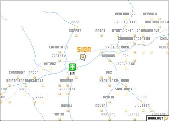 Sion (Switzerland) map - nona.net