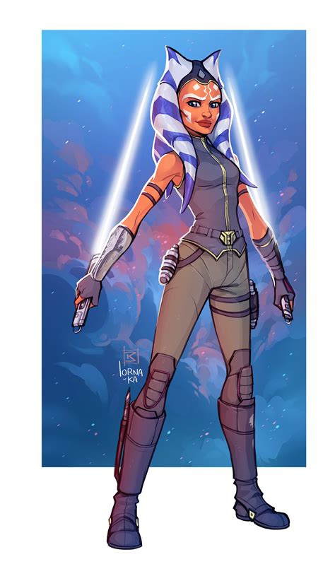 Ahsoka Tano in her smuggler outfit by the amazing LORNA-KA!!! I ...