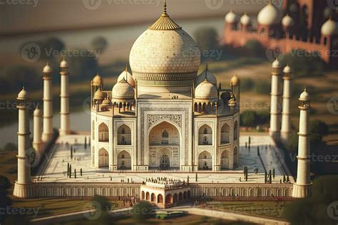 Miniature Taj Mahal in India with High Detail 29974468 Stock Photo at ...