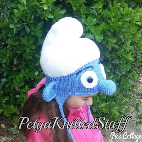 Smurf Inspired Hat Smurf Costume Halloween Costume | Etsy