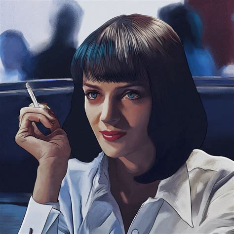 MIA WALLACE | Poster By Damián Sánchez