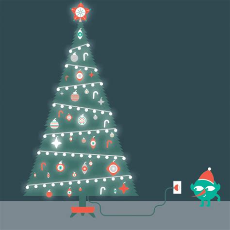 Sparkling Christmas Tree GIF by Julian Glander - Find & Share on GIPHY