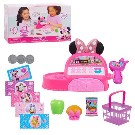 Buy Disney Junior Minnie Mouse Bowtique Cash Register with Sounds and ...