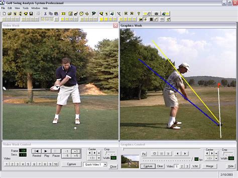 Golf Swing Analysis System Professional Software Informer: Screenshots