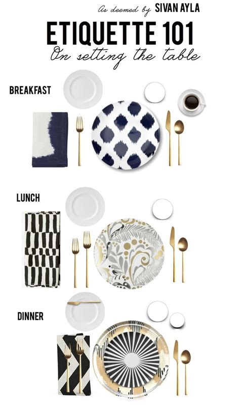 Etiquette 101: On Setting The Table | Table etiquette, Table setting ...