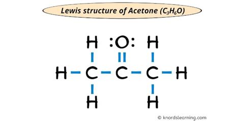 Acetone Lewis Structure How To Draw The Lewis Structure For Acetone ...