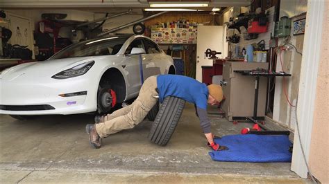 Tesla Model 3 Tire Rotation is Fun and Easy - How To - YouTube