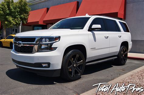 2015 Chevrolet Tahoe with 22" Black Rhino Wheels and 285/45R22 Toyo ...